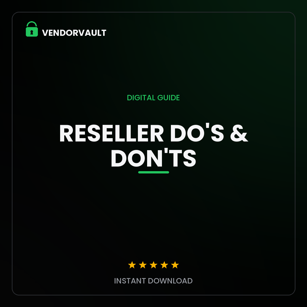 Reseller Do's & Don'ts — Sell Smarter & Safer