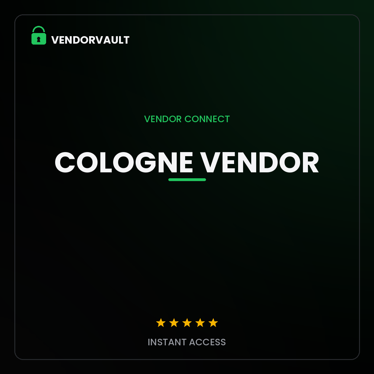 Cologne Vendor