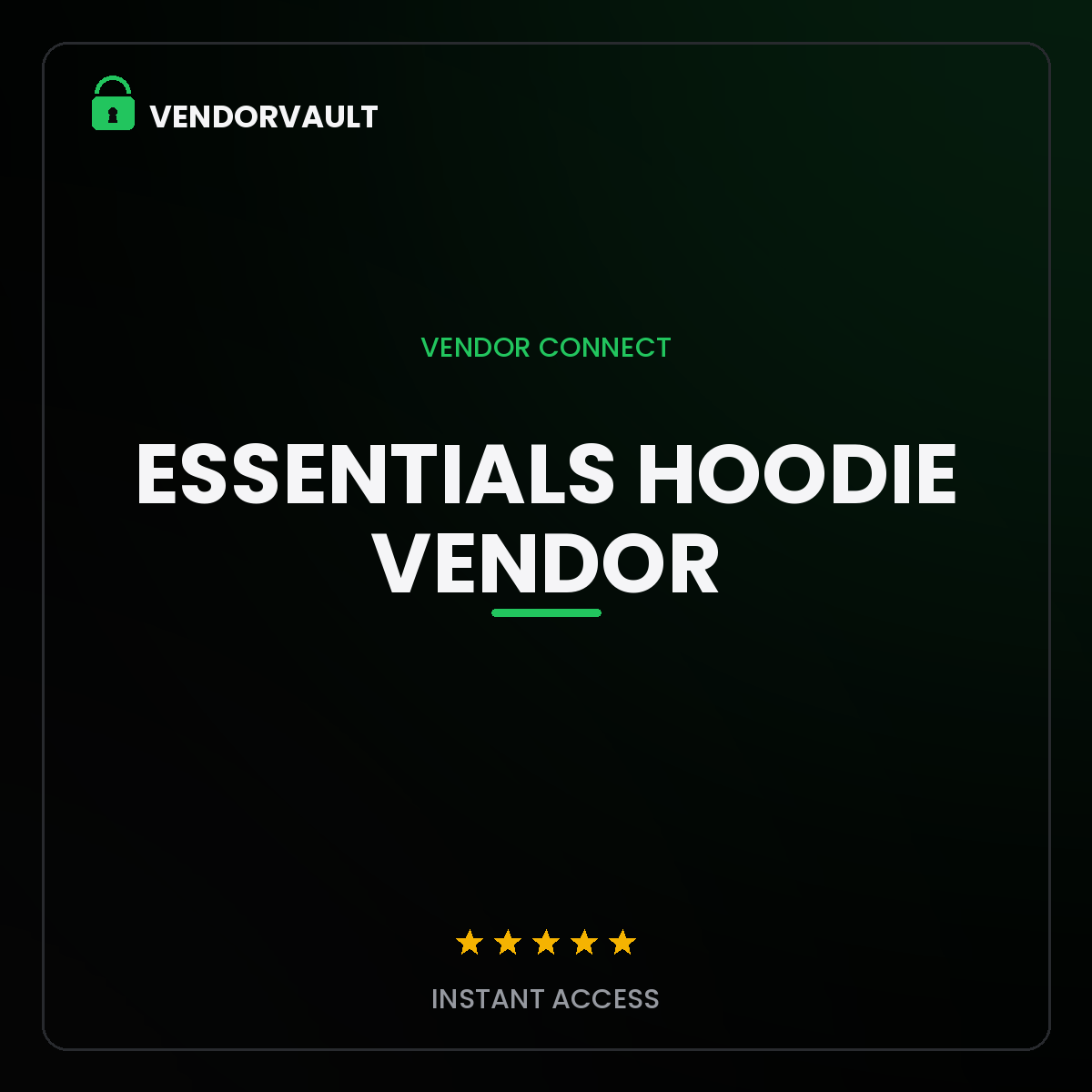 Essentials Hoodie Vendor