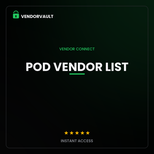 Pod Vendor List — Verified Pod Supplier at Reseller Prices