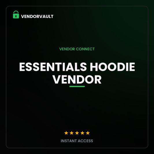 Essentials Hoodie Vendor